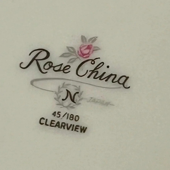 Noritake Clearview By Rose China Small Bowl Plate Vintage Floral Pattern - Picture 5 of 6
